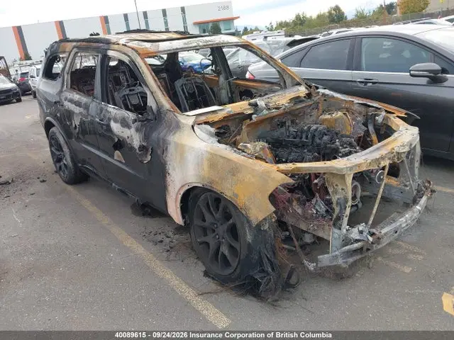 1C4SDJCT7RC100570 — 2024 Dodge Durango R/T, Повреждение двигателя (Engine Fire), фото до ремонта