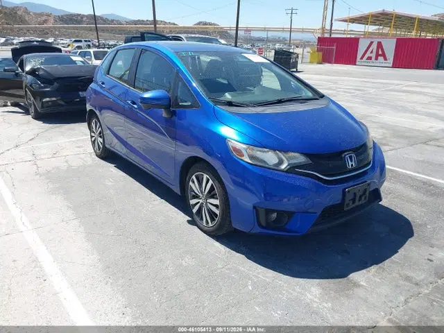 JHMGK5H71GX005568 — 2016 Honda FIT EX, Задняя часть, фото до ремонта