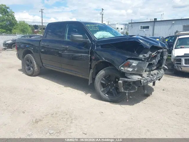 3C6RR7KT6KG644251 — 2019 RAM 1500 Classic ST, Передняя часть, фото до ремонта
