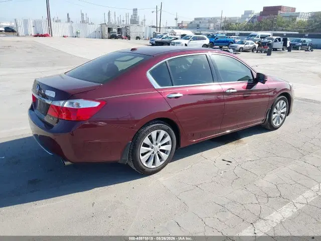 2014 Honda ACCORD EXL VIN 1HGCR3F87EA033274 фото 4
