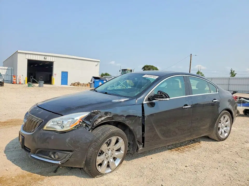 2G4GR5GX9E9197845 — 2014 Buick Regal, Передняя часть, фото до ремонта