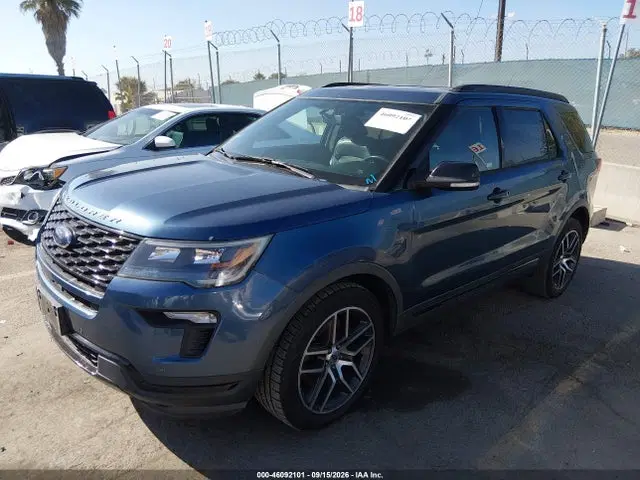 2018 Ford EXPLORER SPORT VIN 1FM5K8GT6JGB79387 фото 2