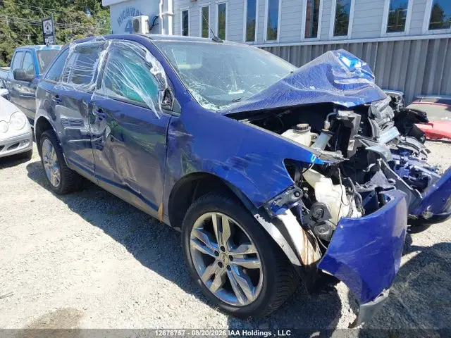 2FMDK4JC8EBB58440 — 2014 Ford EDGE SEL, Передняя часть, фото до ремонта