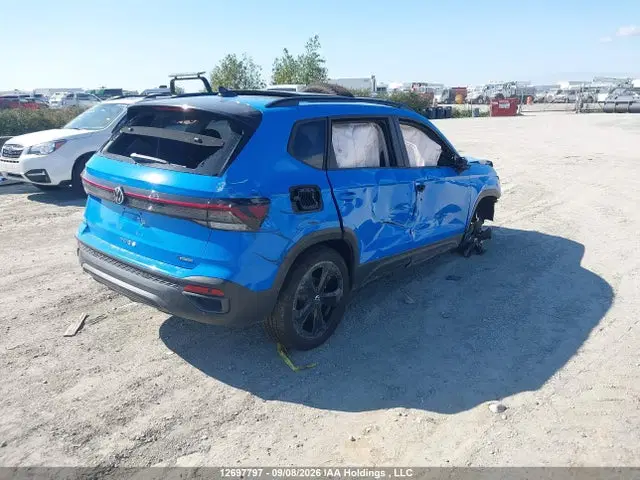 2026 Volkswagen Taos Se Black VIN 3VV2C7B20TM078983 фото 4