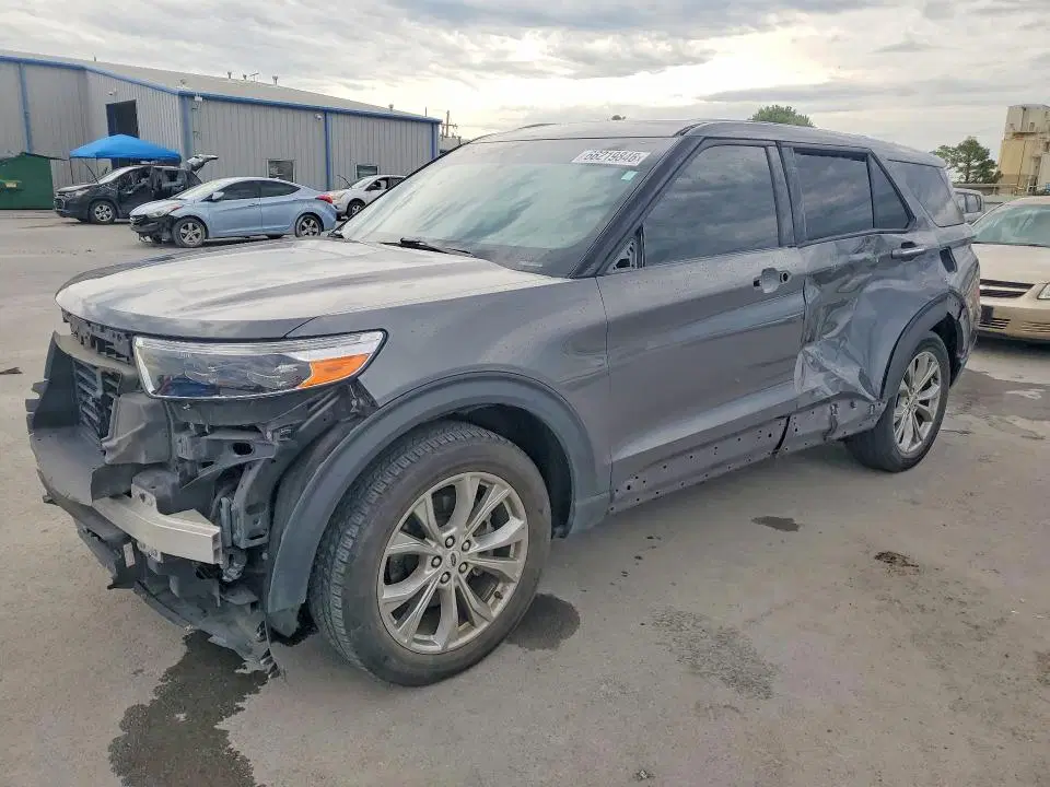 1FMSK8FH2MGB03850 — 2021 Ford Explorer, Боковая часть, фото до ремонта