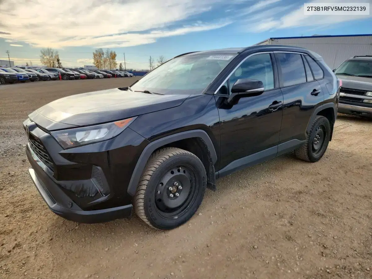 2T3B1RFV5MC232139 — 2021 Toyota RAV 4, естественный износ, фото до ремонта