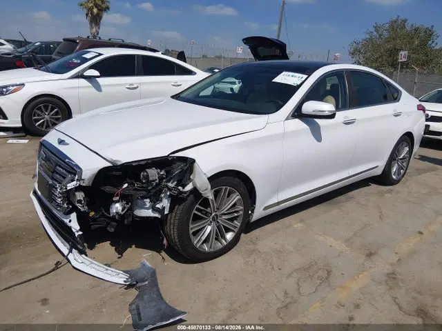 2018 Genesis G80 3.8 VIN KMHGN4JE1JU238785 фото 2
