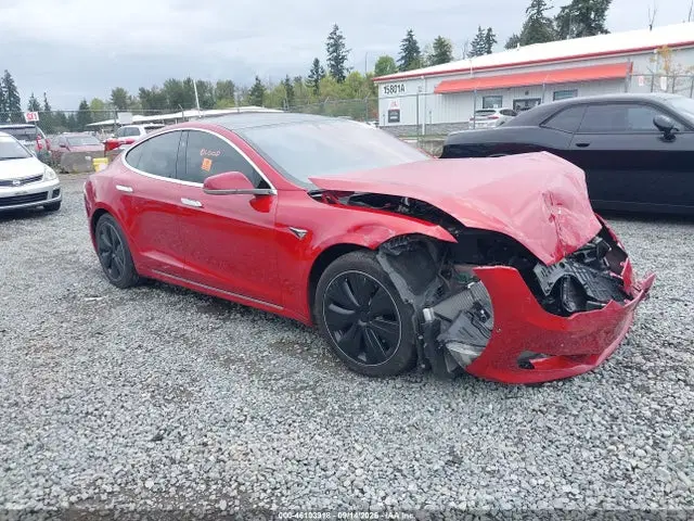 5YJSA1E22LF400668 — 2020 Tesla Model S Long Range Dual Motor ALL-Wheel Drive/Long Range Plus Dual Motor ALL-Wheel Drive, Передняя часть, фото до ремонта