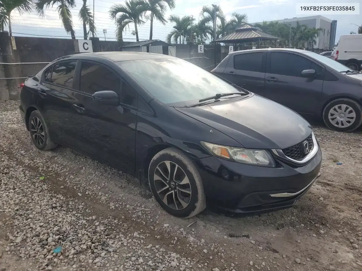 2015 Honda Civic Lx VIN 19XFB2F53FE035845 фото 4
