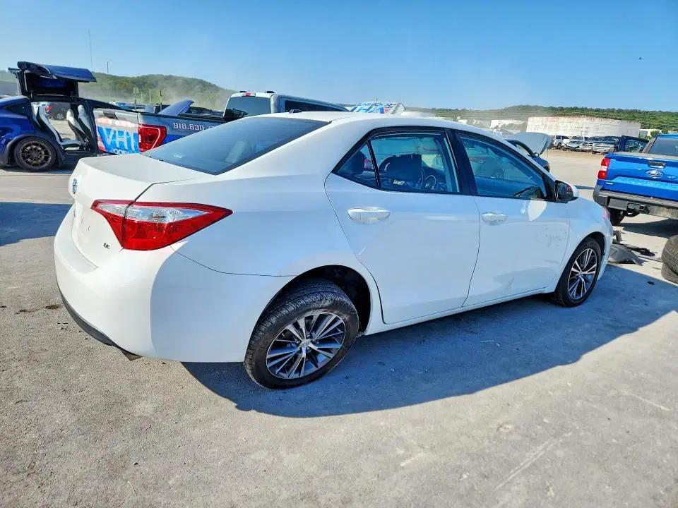 2016 TOYOTA COROLLA VIN 5YFBURHE3GP379321 фото 3