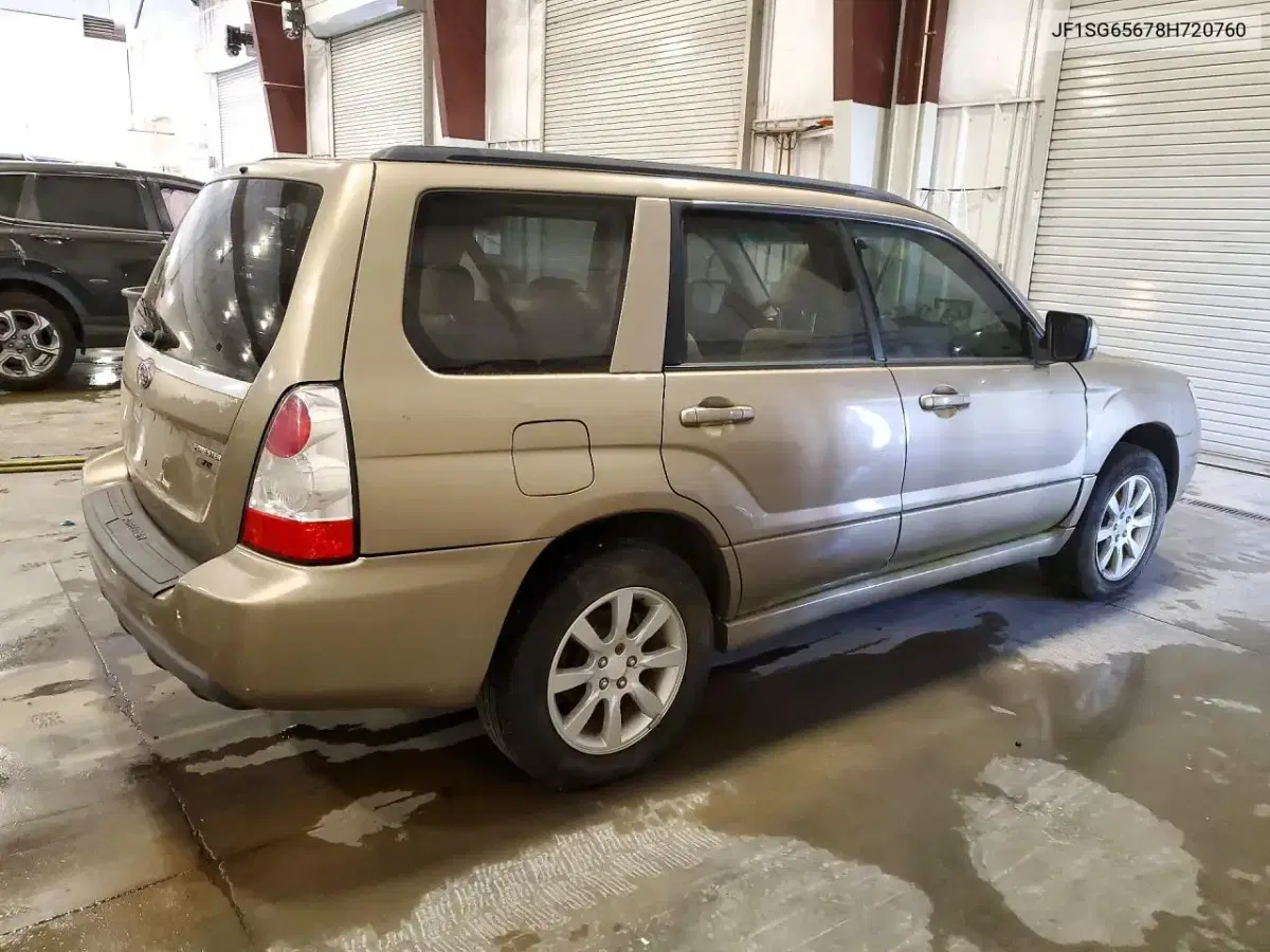 2008 Subaru Forester 2.5X Premium VIN JF1SG65678H720760 фото 3