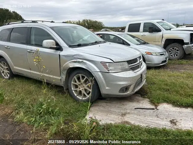 3C4PDDFG6ET199922 — 2014 Dodge Journey R/T, Передняя часть справа (Right Front), фото до ремонта