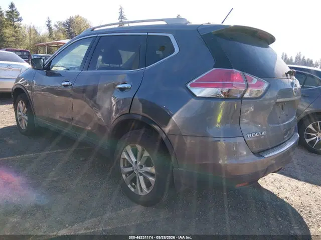 2014 Nissan ROGUE SV VIN 5N1AT2MV7EC867586 фото 3