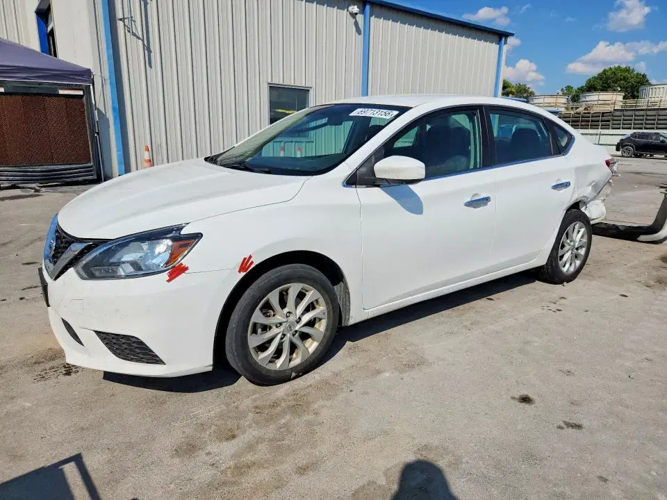 3N1AB7AP8KY287618 — 2019 Nissan Sentra, Задняя часть, фото до ремонта