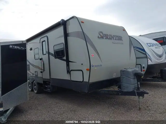 4YDT26R22G1530017 — 2016 Sprinter Trailer Trailer, Bio Hazard, фото до ремонта
