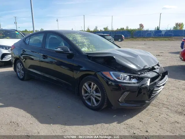 KMHD84LF2JU540019 — 2018 Hyundai Elantra GL, Передняя часть, фото до ремонта