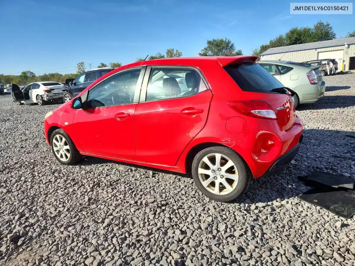 2012 Mazda Mazda2 VIN JM1DE1LY6C0150421 фото 2