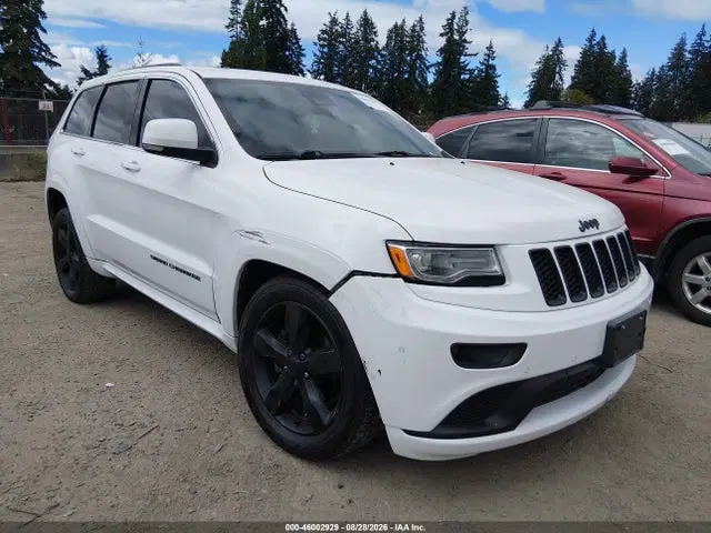 1C4RJFCG6GC438319 — 2016 Jeep Grand Cherokee High Altitude, Передняя часть справа (Right Front), фото до ремонта