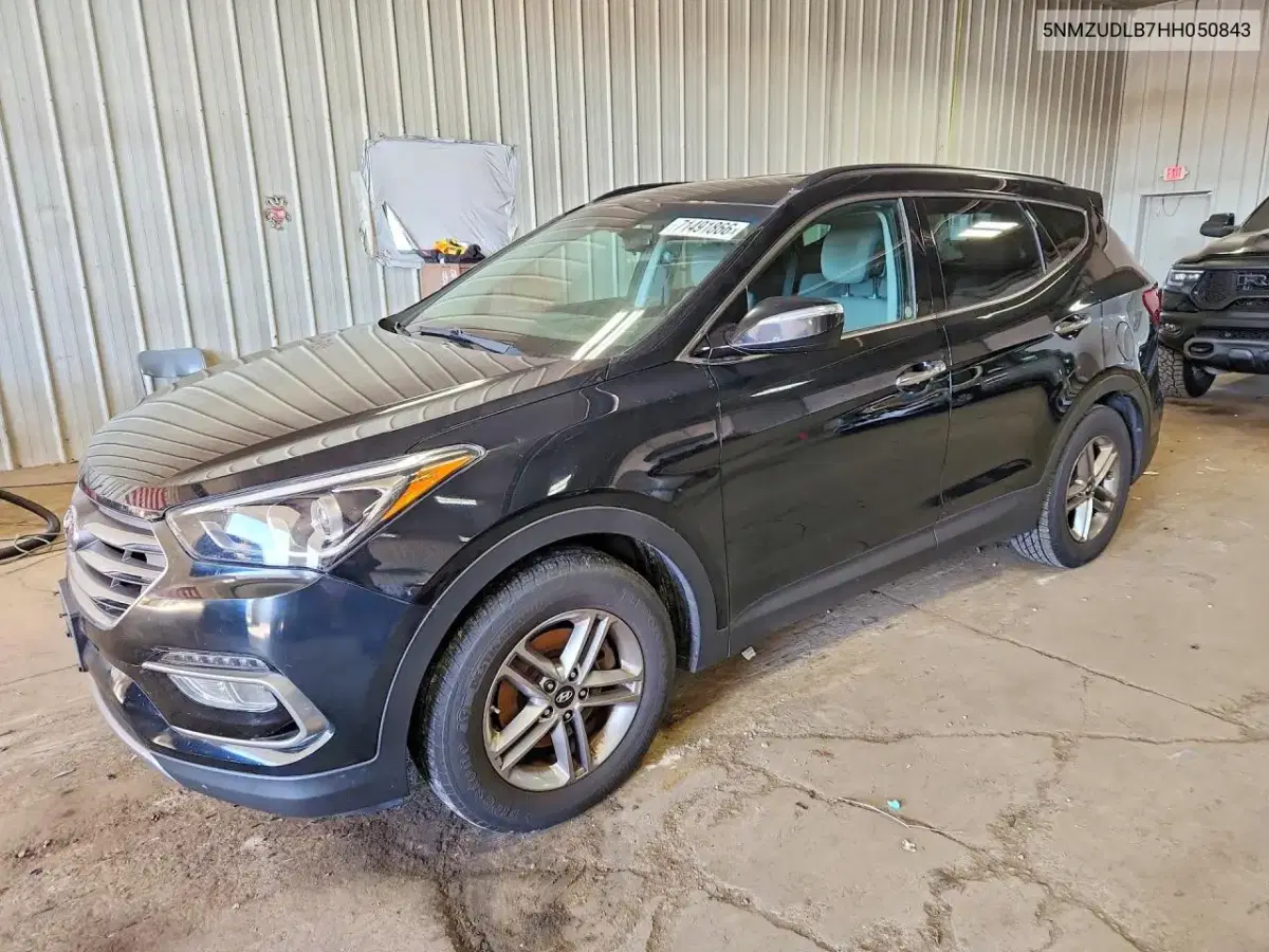 5NMZUDLB7HH050843 — 2017 Hyundai Santa FE, механические повреждения, фото до ремонта