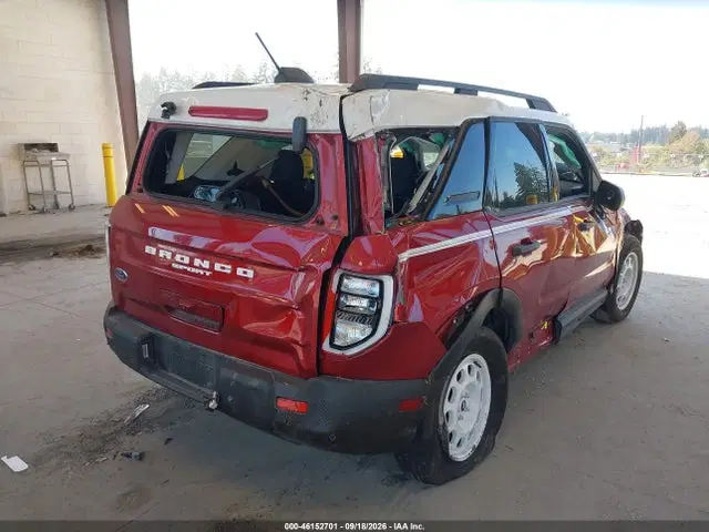 2025 Ford Bronco Sport Heritage VIN 3FMCR9GN5SRE71505 фото 4