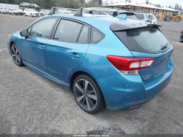 2019 Subaru Impreza 2.0i Sport VIN 4S3GTAM63K3710621 фото 3