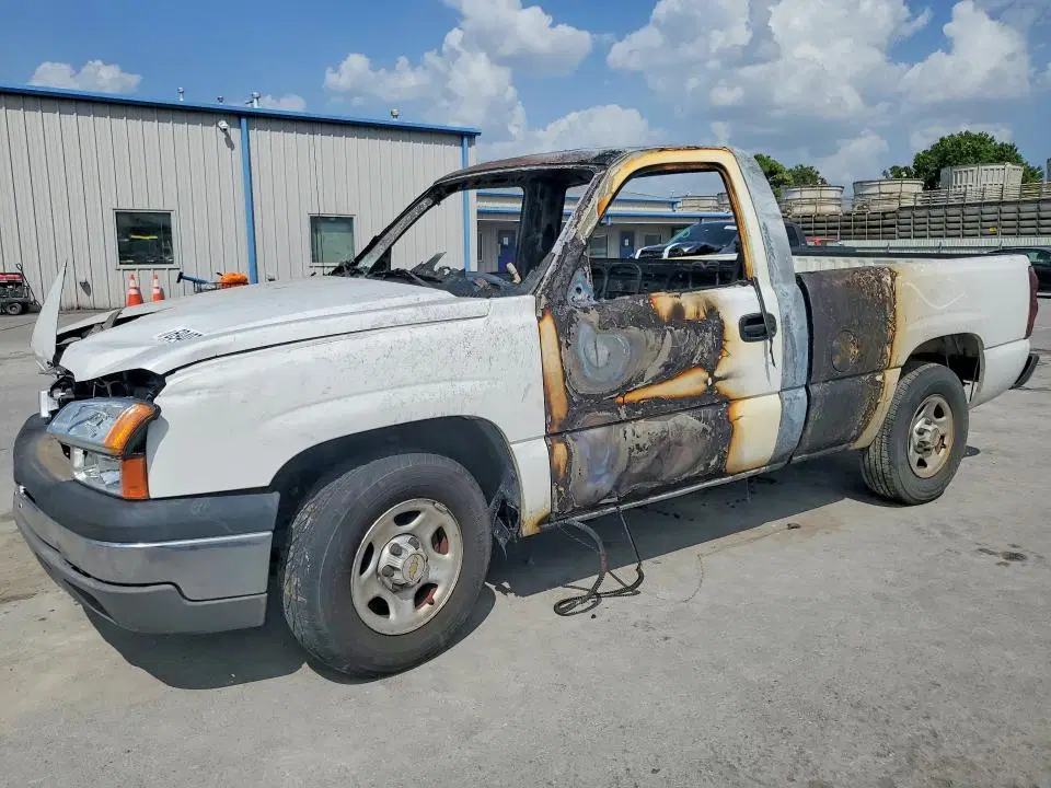 1GCEC14X44Z333412 — 2004 Chevrolet Silverado, Пожар салона (Burn - Interior), фото до ремонта