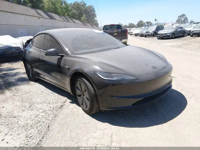 5YJ3E1EA3TF163009 — 2026 Tesla Model 3 Premium Rear-Wheel Drive/Rear-Wheel Drive, Задняя часть справа (Right Rear), фото до ремонта