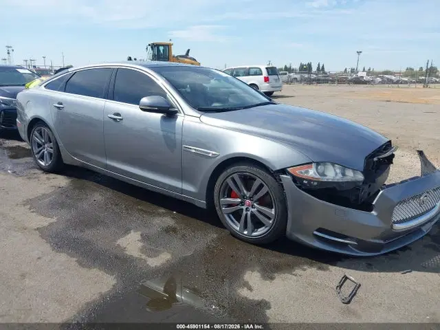 SAJWJ2GD2E8V59958 — 2014 Jaguar Xj Xjl Portfolio, передняя часть, фото до ремонта