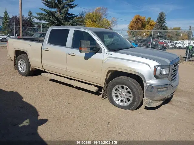 3GTU2MECXGG377270 — 2016 GMC Sierra K1500 SLE, Передняя часть, фото до ремонта