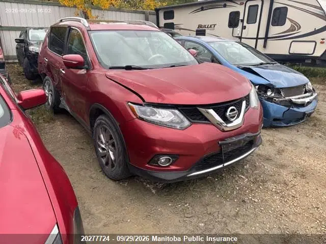 5N1AT2MV7EC860511 — 2014 Nissan Rogue SL, Передняя часть справа (Right Front), фото до ремонта