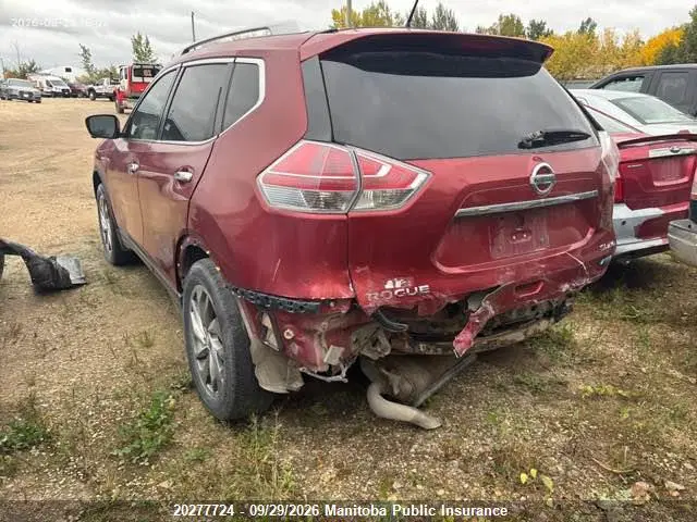 2014 Nissan Rogue Sl VIN 5N1AT2MV7EC860511 фото 3