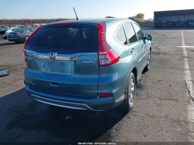 2015 Honda CR-V EX VIN 5J6RM4H52FL001106 фото 4