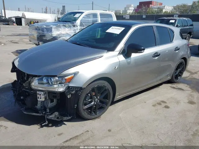 2016 Lexus CT 200H VIN JTHKD5BH9G2270418 фото 2