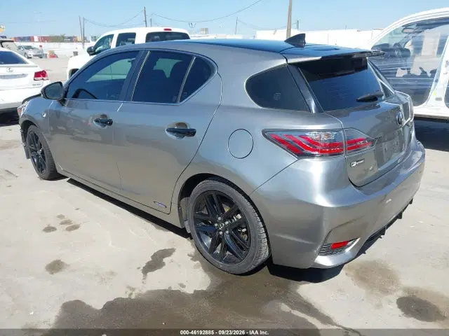 2016 Lexus CT 200H VIN JTHKD5BH9G2270418 фото 3