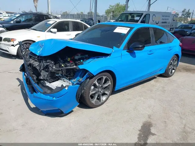 2025 Honda Civic Hybrid Sport Touring VIN 19XFL4H99SE001007 фото 2