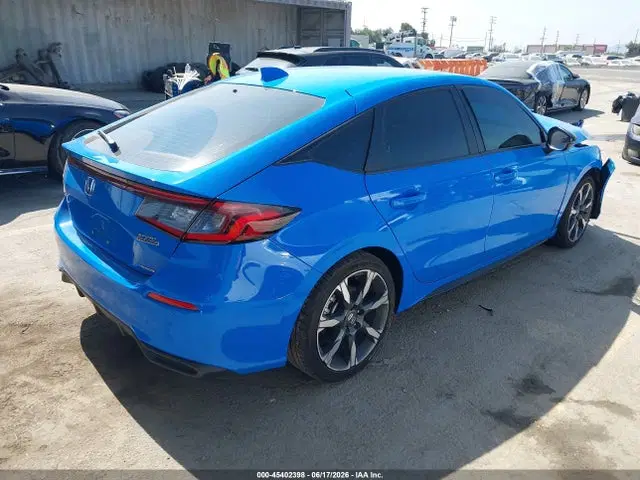 2025 Honda Civic Hybrid Sport Touring VIN 19XFL4H99SE001007 фото 4