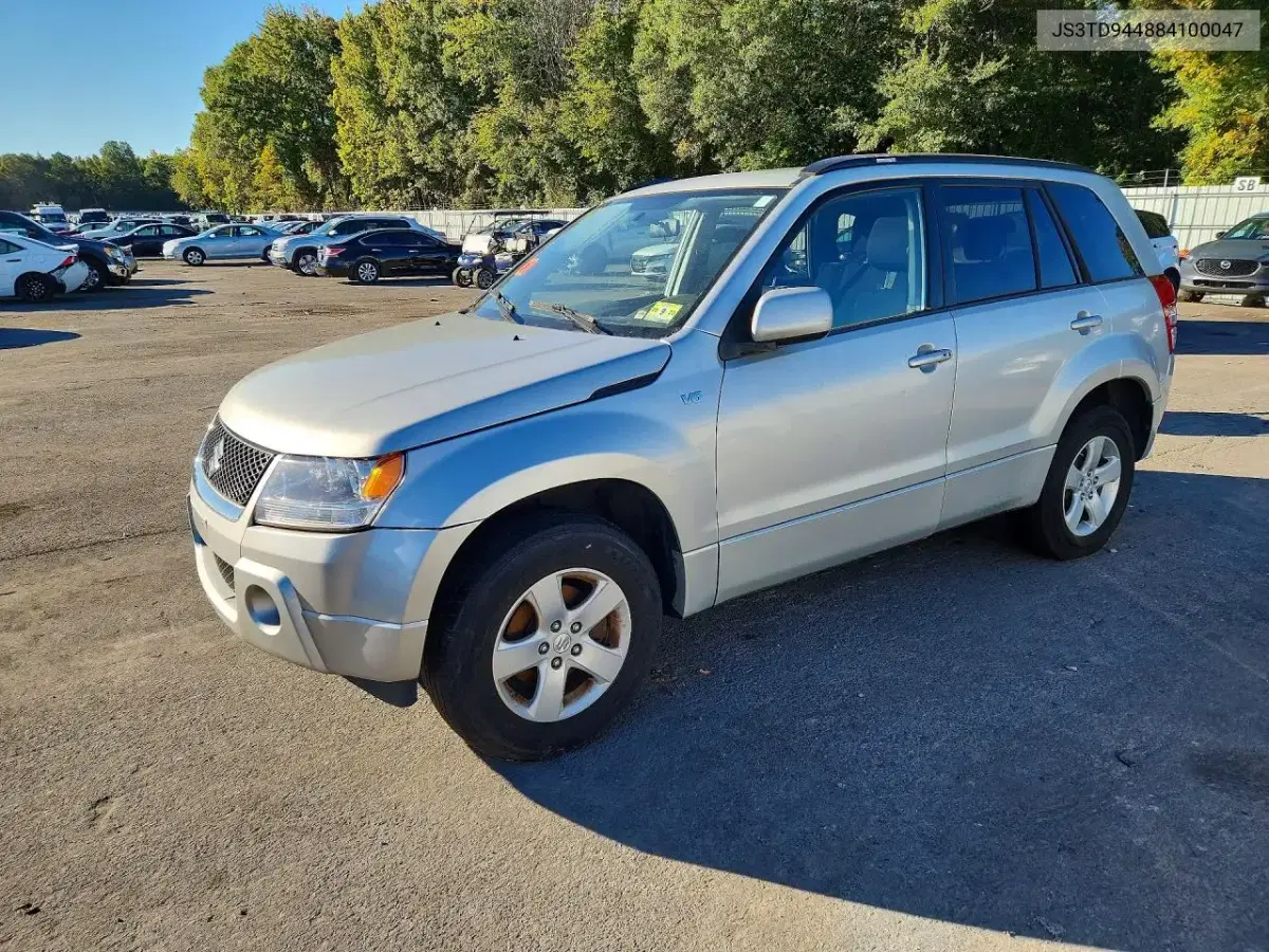 JS3TD944884100047 — 2008 Suzuki Grand Vitara, подтопление, фото до ремонта