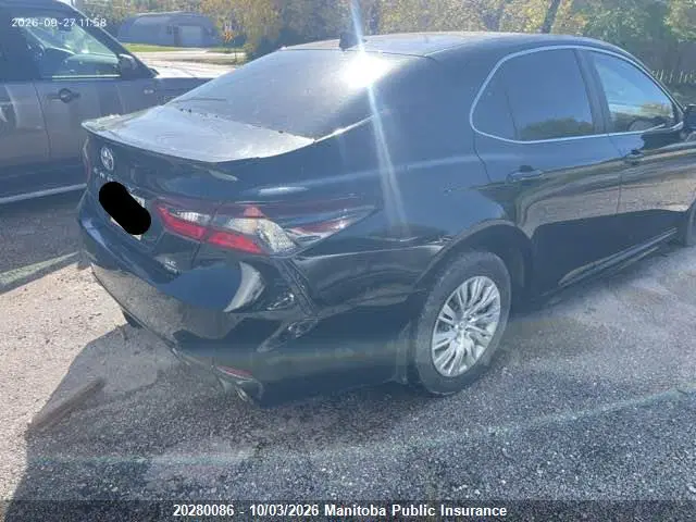 2022 Toyota CAMRY SE VIN 4T1S11BKXNU060941 фото 3