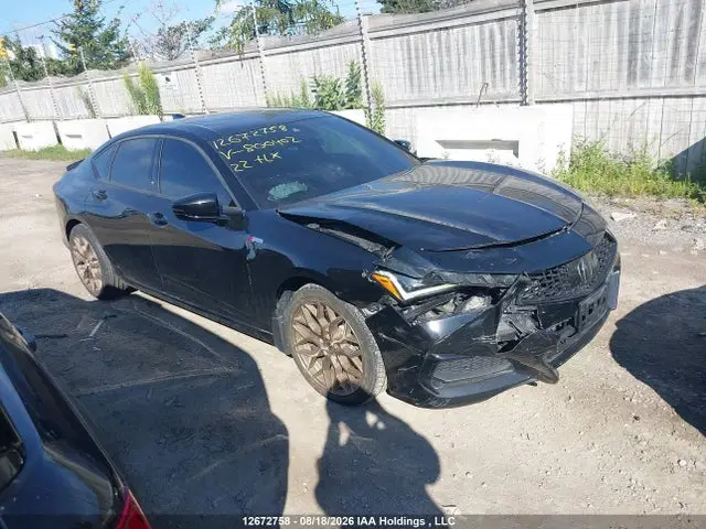19UUB6F52NA800402 — 2022 Acura TLX, Передняя часть, фото до ремонта