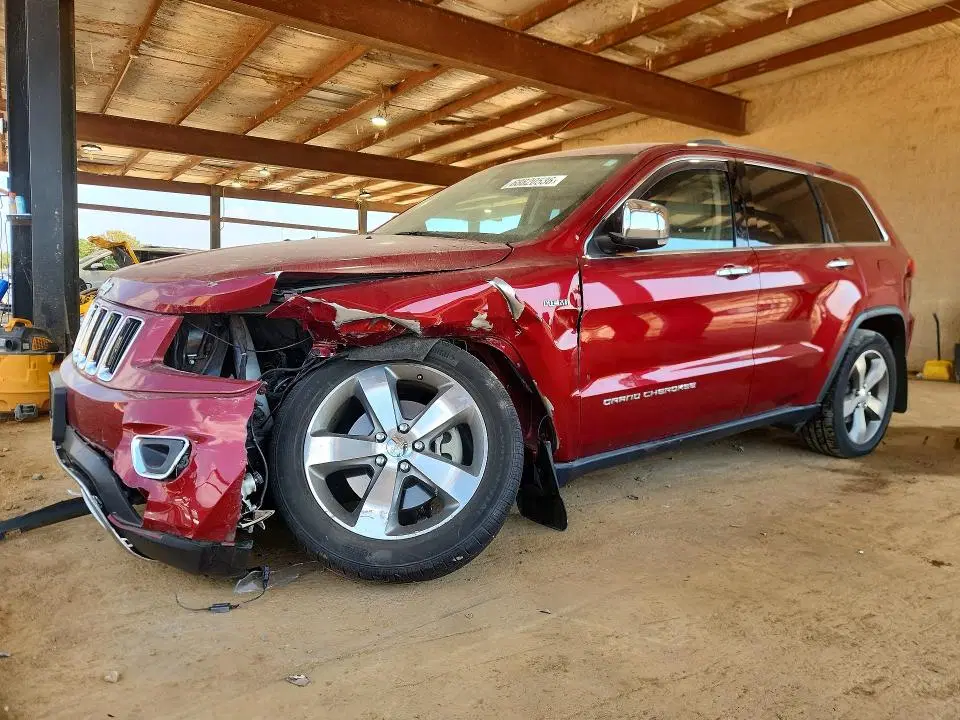 1C4RJFBTXEC147236 — 2014 Jeep Grand Cherokee, Передняя часть, фото до ремонта