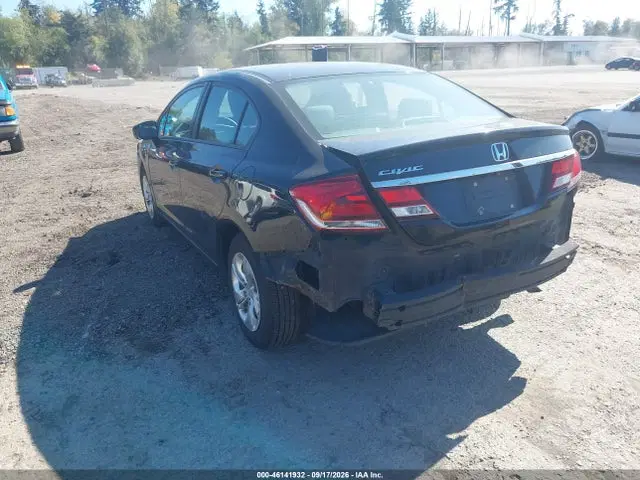 2014 Honda Civic Lx VIN 19XFB2F55EE238833 фото 3