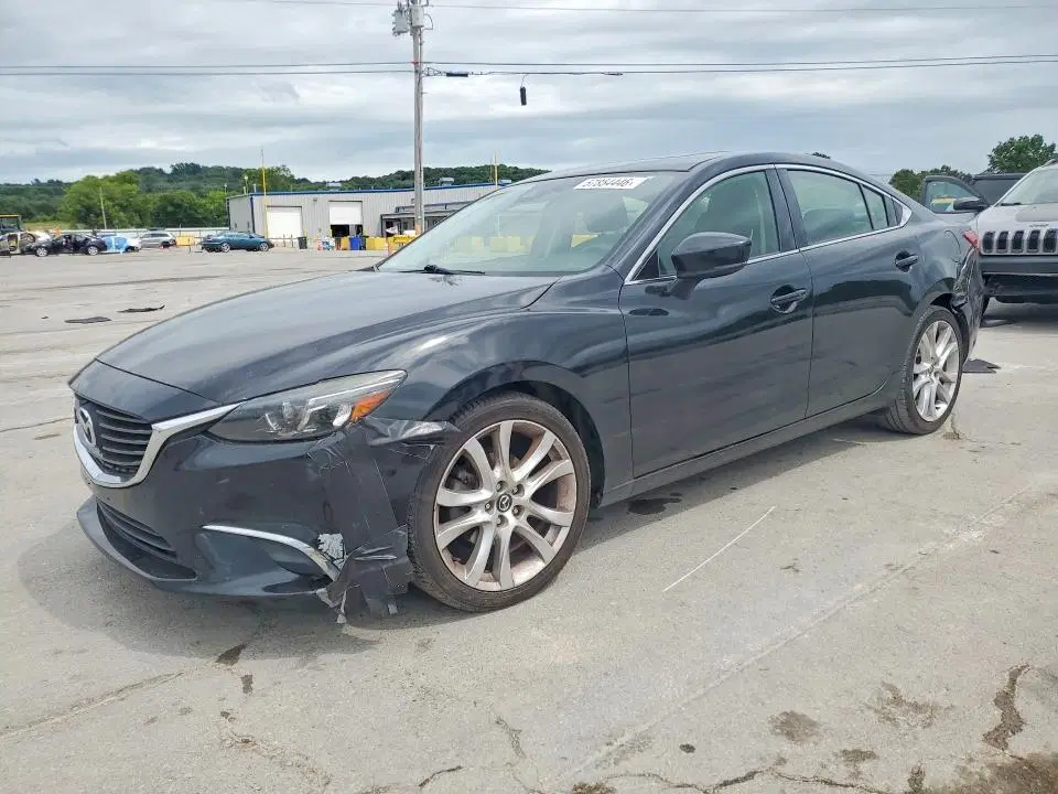 JM1GL1V58H1128346 — 2017 Mazda 6, Передняя часть, фото до ремонта