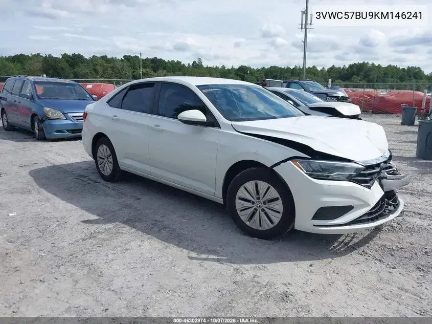 3VWC57BU9KM146241 — 2019 Volkswagen Jetta, передняя часть, фото до ремонта