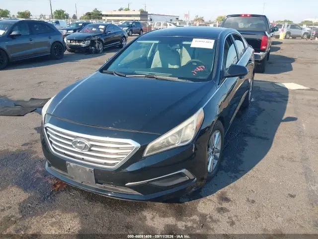 2017 Hyundai SONATA SE VIN 5NPE24AF7HH477856 фото 2