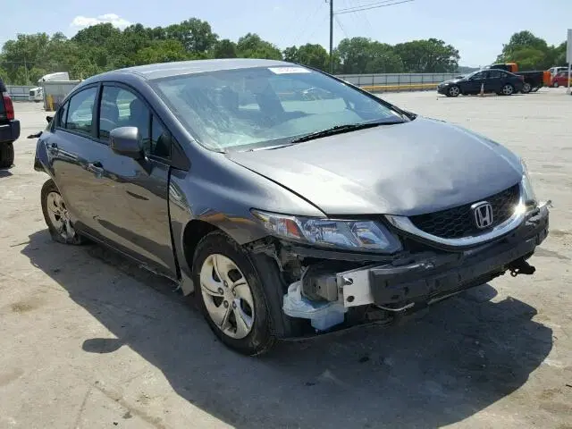 2013 HONDA CIVIC LX VIN 19XFB2F53DE075100 фото 3