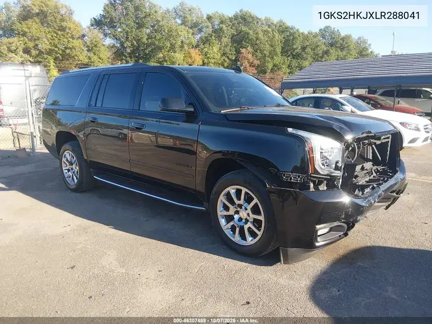1GKS2HKJXLR288041 — 2020 GMC Yukon, передняя часть, фото до ремонта