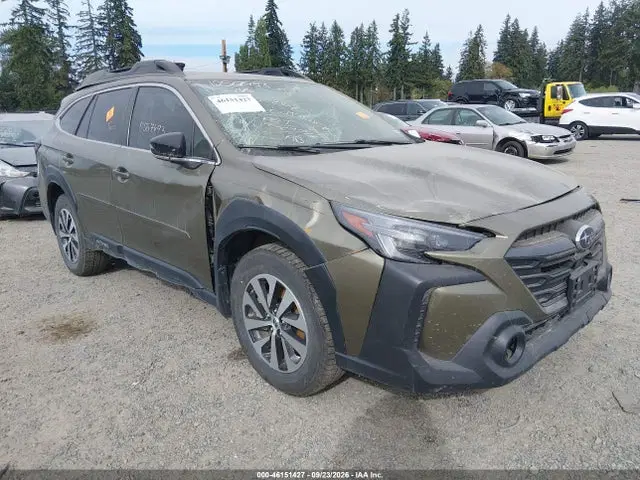 4S4BTAFC3S3150267 — 2025 Subaru Outback Premium, Биологическая или химическая опасность (Biohazard), фото до ремонта