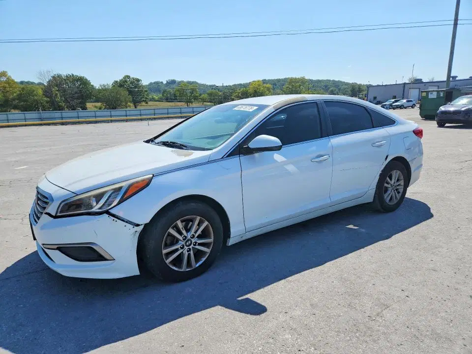 5NPE24AF0HH517131 — 2017 Hyundai Sonata, Передняя часть, фото до ремонта
