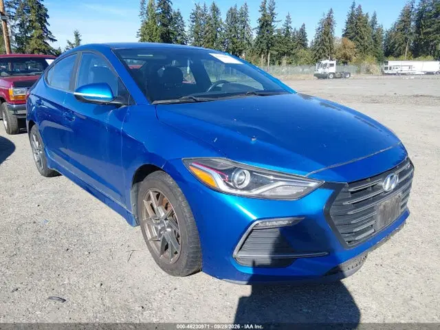 KMHD04LB7JU636927 — 2018 Hyundai Elantra Sport, Естественный износ, фото до ремонта