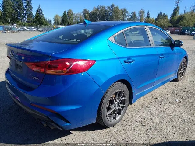 2018 Hyundai Elantra Sport VIN KMHD04LB7JU636927 фото 4